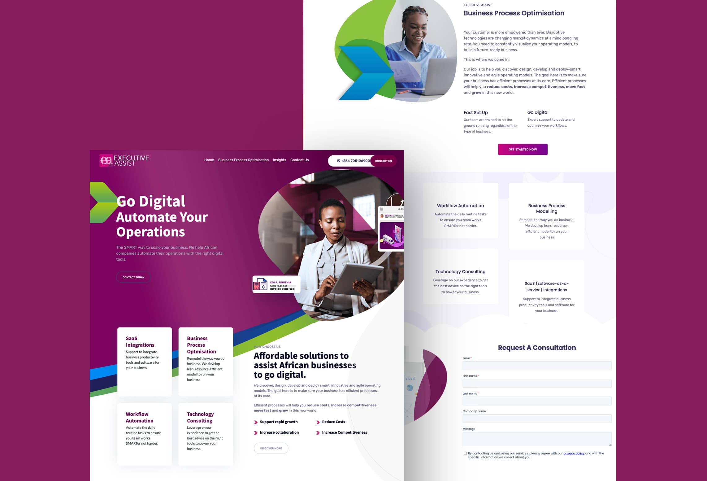 Executive Assist digital platform