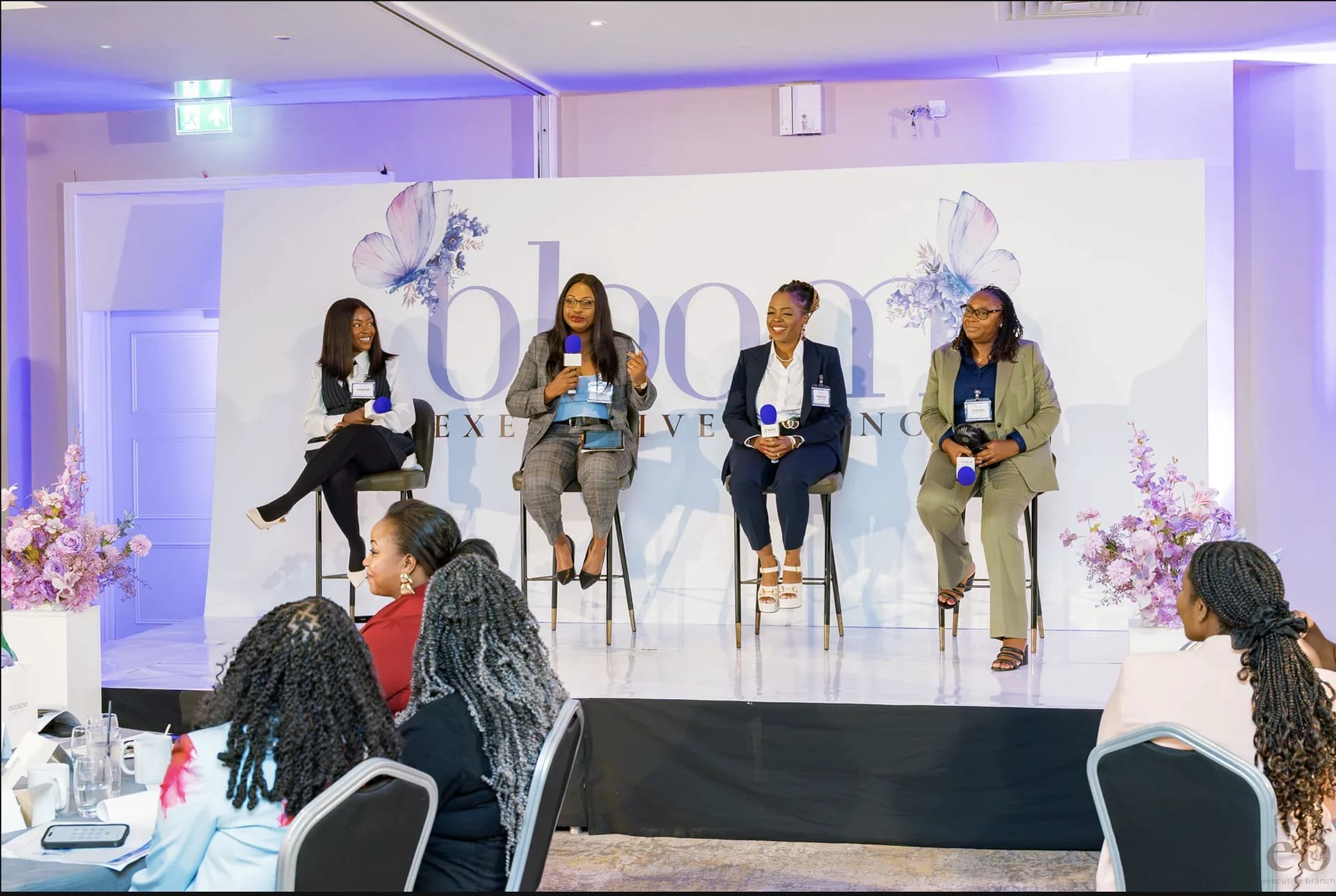 Exec Branch Legacy Conference panel on stage