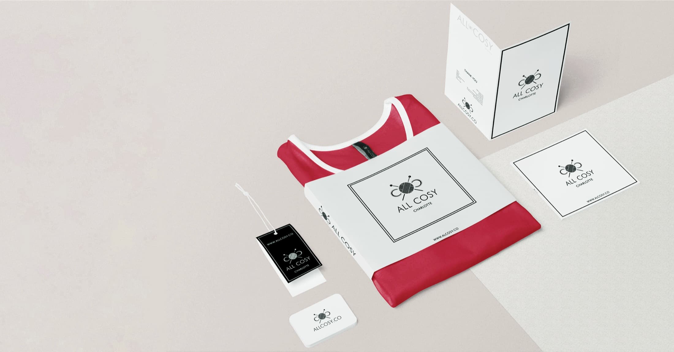 All Cosy fashion brand packaging system