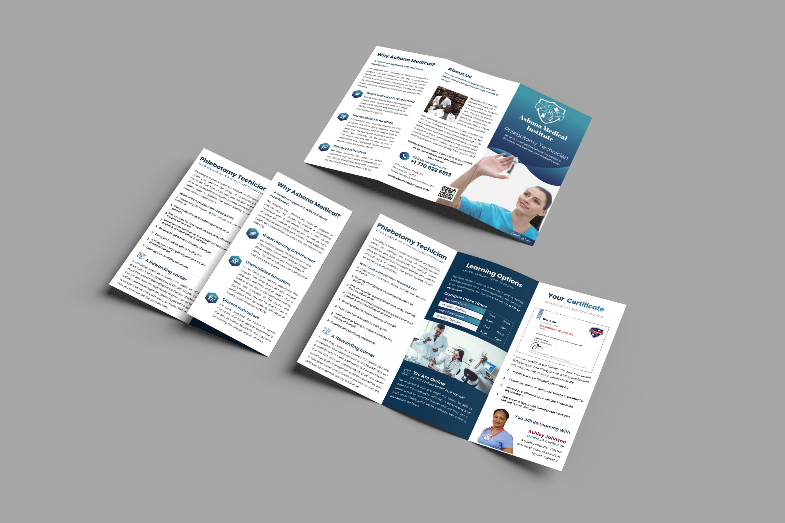 Ashona Medical Institute programme collateral