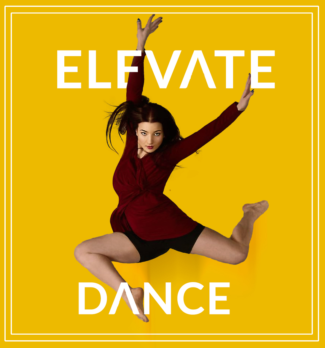 Elevate Dance yellow campaign artwork